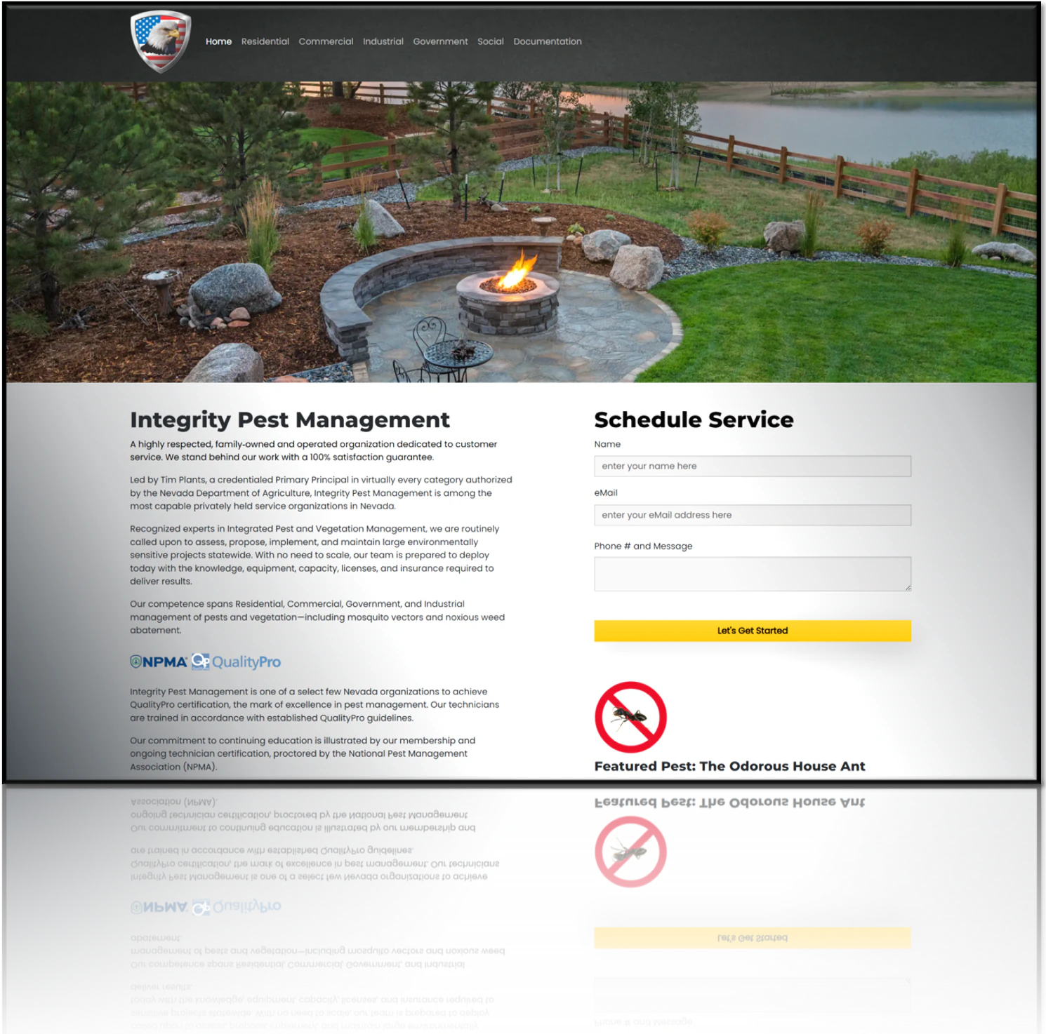 pestsdoneright.com website preview